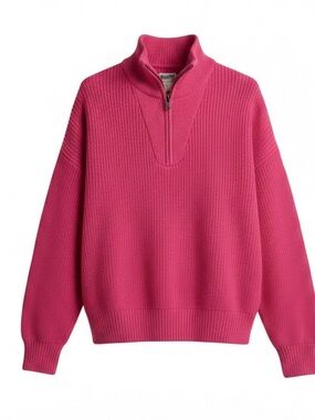 Duluth Trading Co Pink Knit Sweater